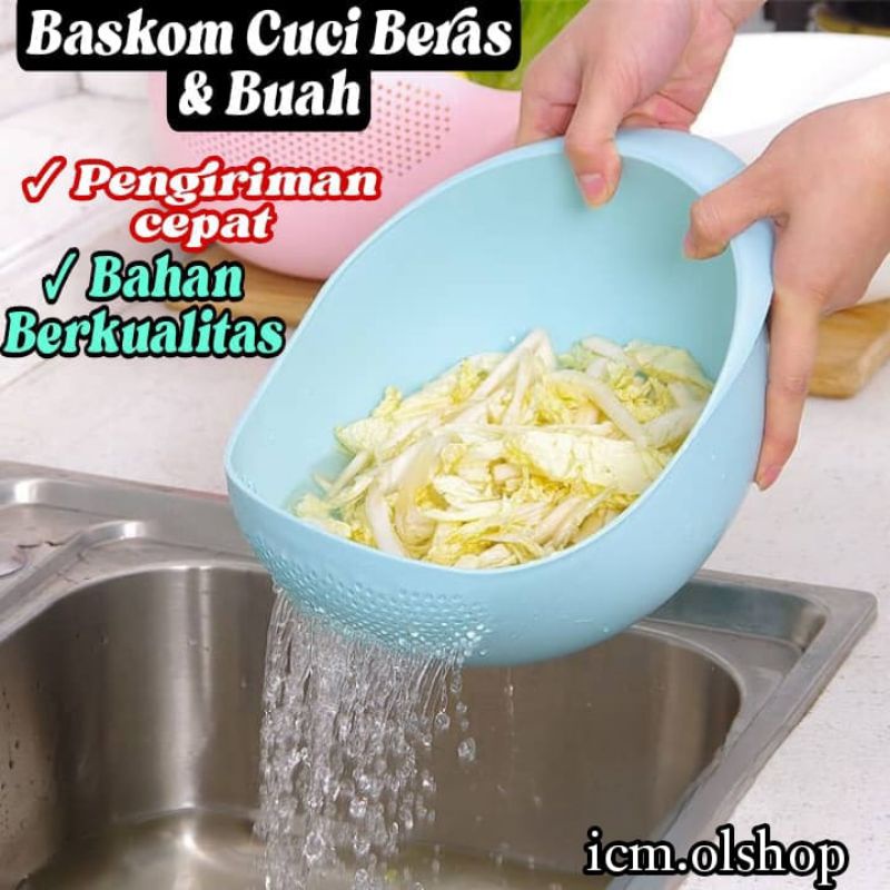 Baskom Pencuci Sayur buah Sayur Beras Alat Cuci Beras Buah