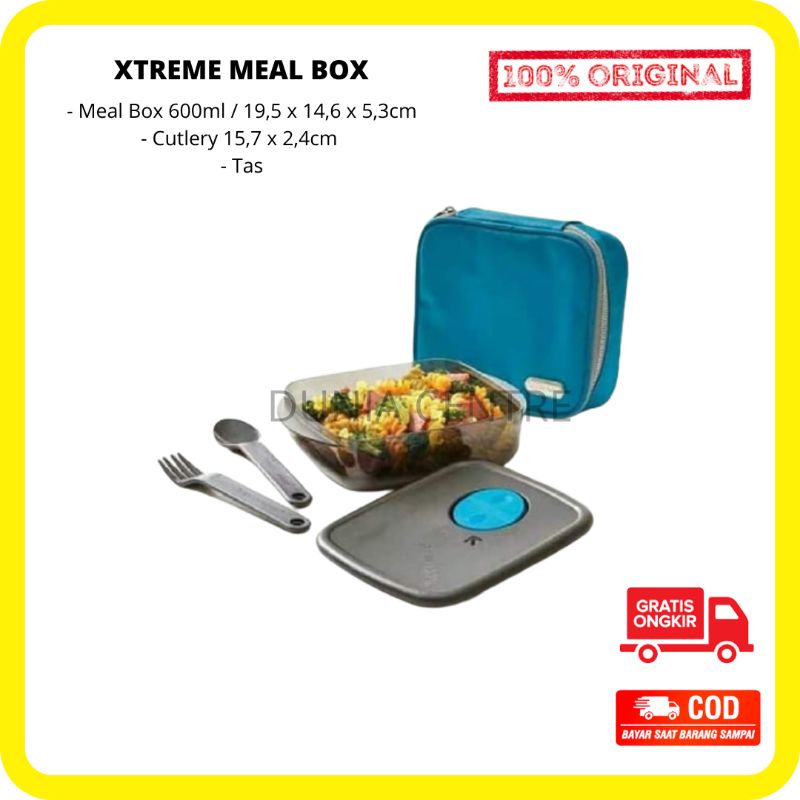 PROMO TEPAK MAKAN EXTREME MEAL BOX TUPPERWARE ORIGINAL