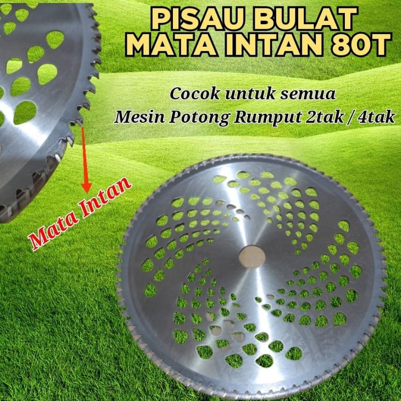 80T Pisau bulat mata intan mesin potong rumput Bg 318 328 338 368 430 TL33 TL30 Yamamoto daito
