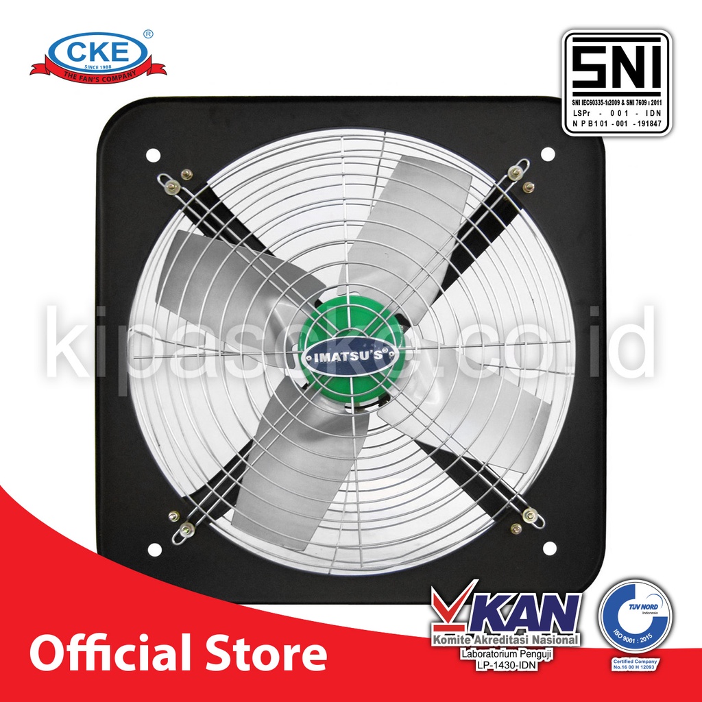 Exhaust dinding tembok /hexos dinding 20 Inch/Exhaust Fan Imatsu Super DBN ESN-SUP-D20/1-IMS-YL Fan 