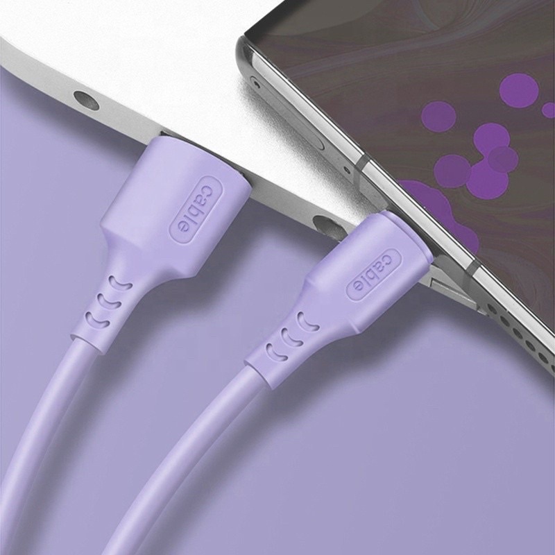 Kabel Data Macaron Micro USB Fast Charging Support Data Cable Macaron Universal V8