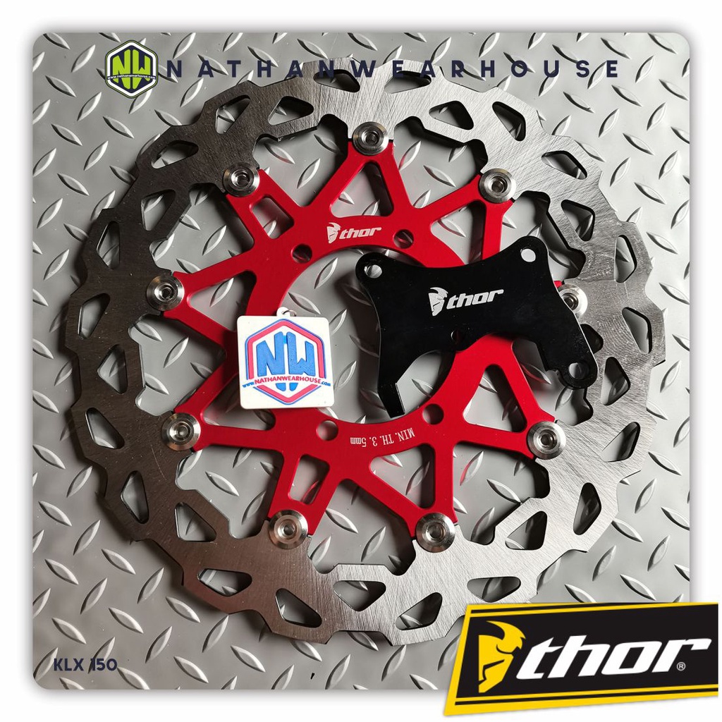 Discbrake Diskbrake Piringan Cakram Depan KLX 150 S L BF Dtracker CNC Floating 320mm Thor
