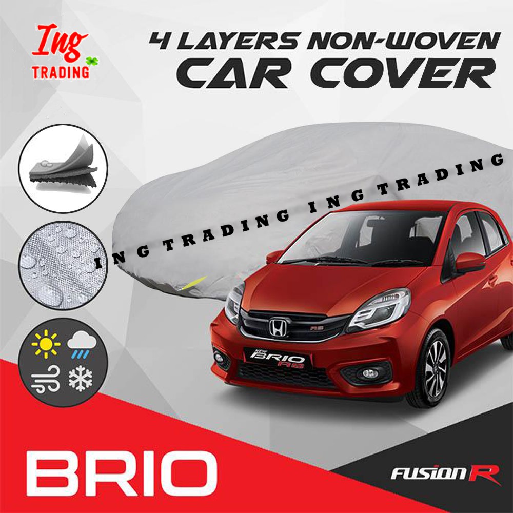 Cover Sarung Mobil BRIO RS BRIO SATYA BRIO LAMA Fusion R 4 Layer