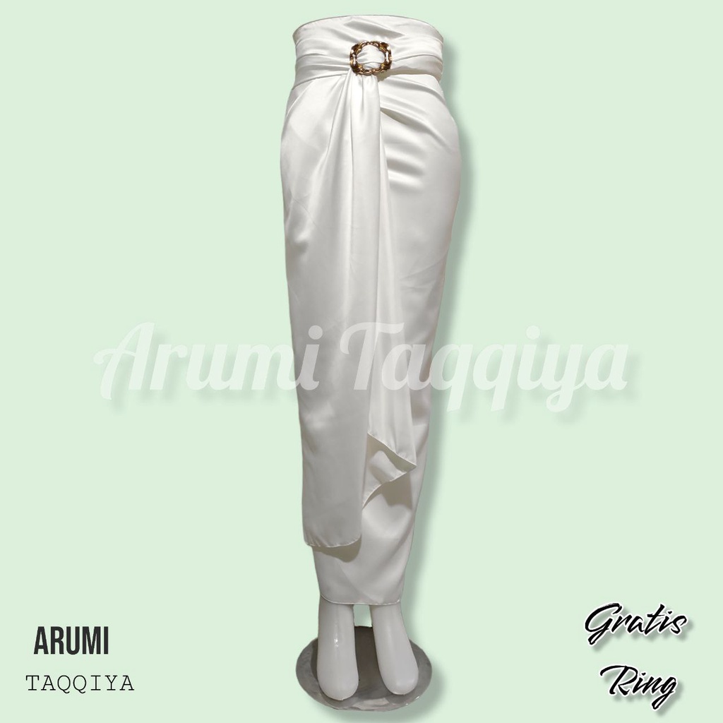 { COD } Rok Lilit Polos Wanita Bawahan Wanita kebaya Kondangan Wisuda Bahan Velvet Satin Premium Gra