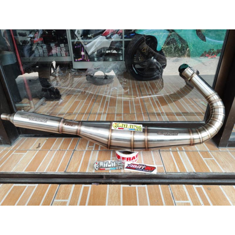 KNALPOT ABRT20 RX KING 3V3 ORLANDO STAINLES ORIGINAL PABRIK ABRT20