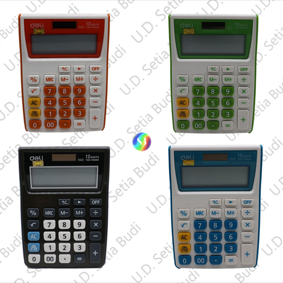 Kalkulator Desktop Deli 1122 - Orange