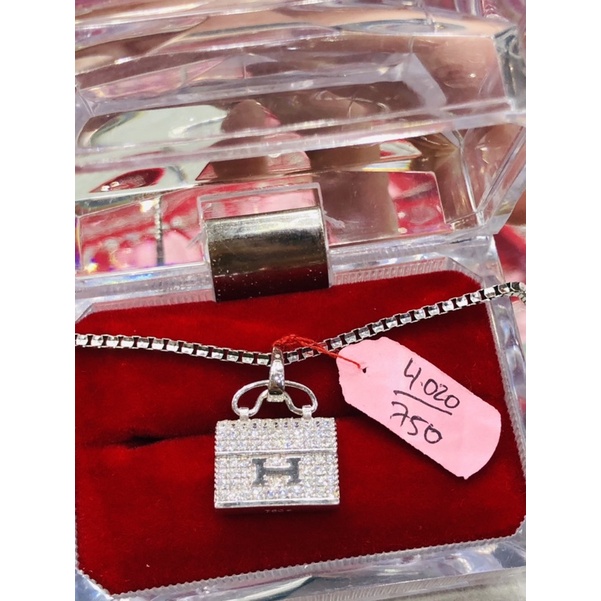 Liontin tas H emas asli 750/17k