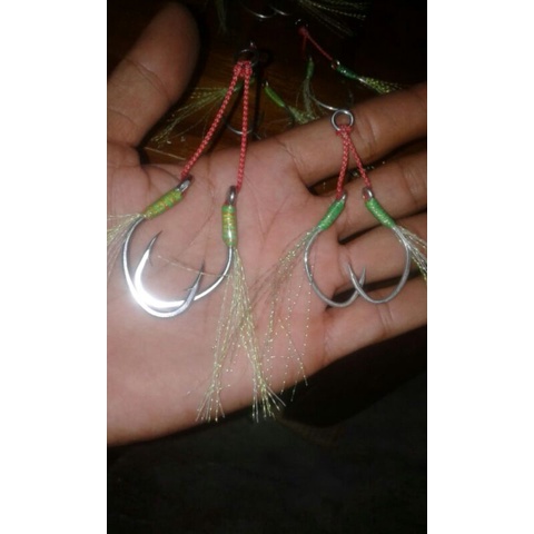 kail asist hook ukuran kail 2/0 3/0 4/0 5/0 6/0