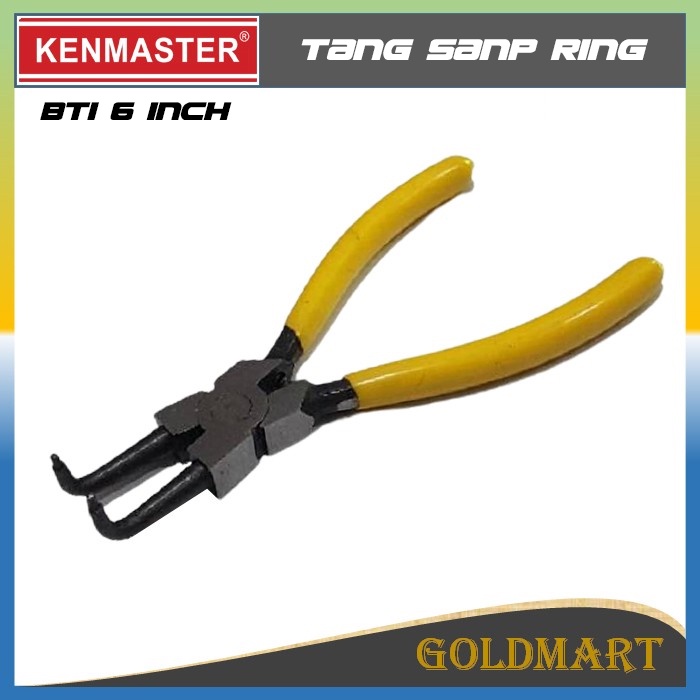 Tang Snap Ring 6 inch Original Kenmaster Tang Circlip Bengkok Tekan Tutup (BTI)