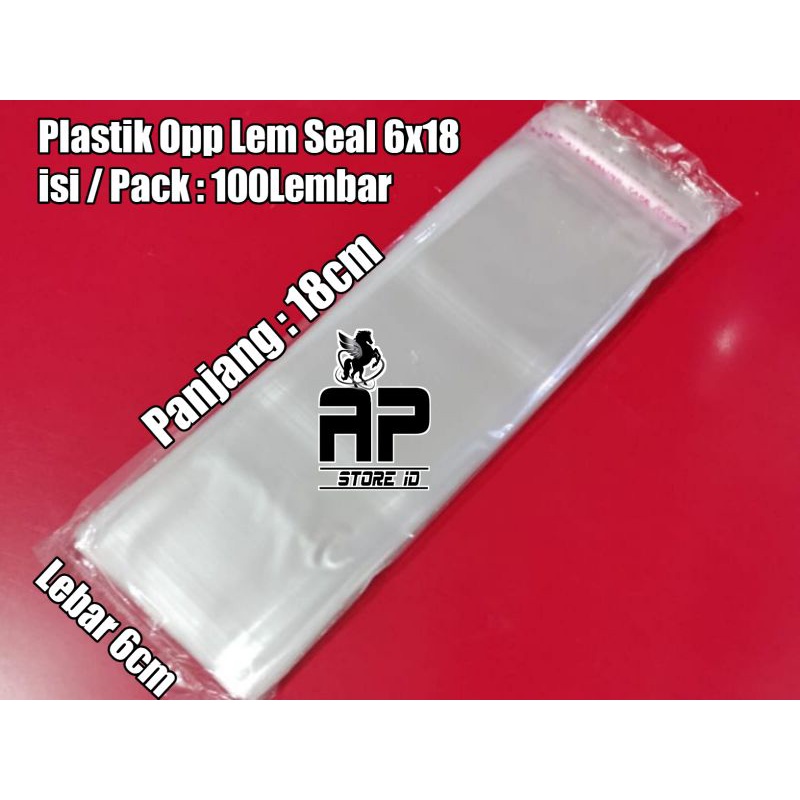 isi 100pcs Plastik Opp Lem Seal 6x18, 7x25 Kemasan Bungkus Sendok Garpu