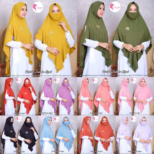 Farida jumbo niqab ori FO