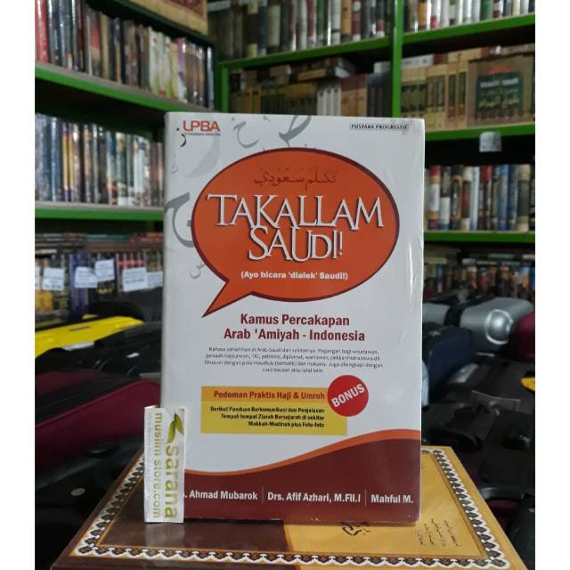 Buku Takallam Saudi Percakapan Arab Amiyah Indonesia