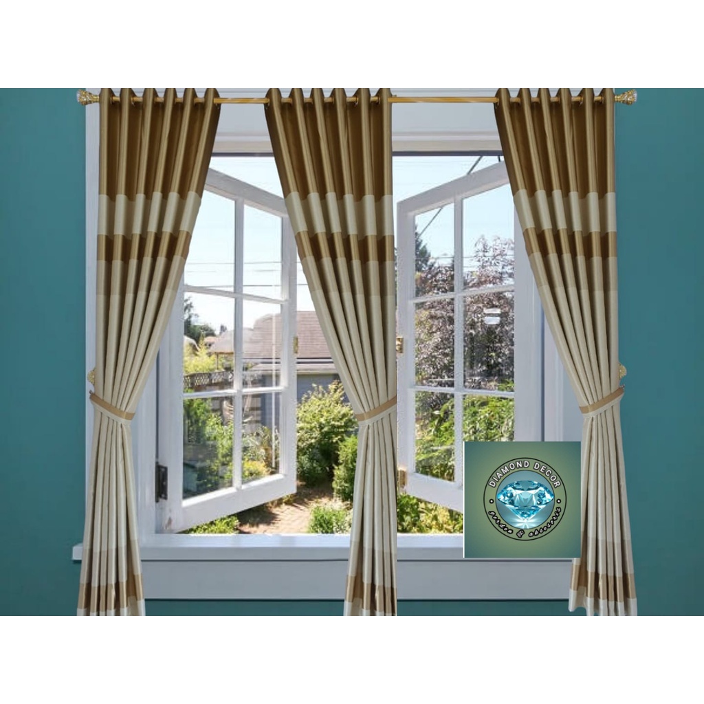Tirai gorden blackout kobe jendela dan pintu diamond decor
