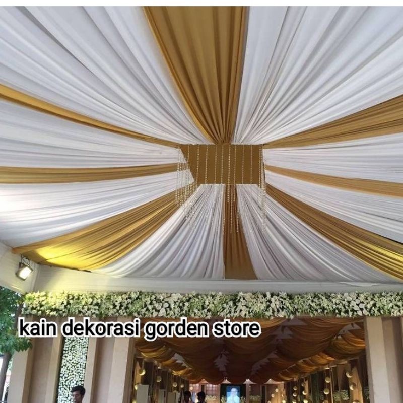 kain meteran kain dekorasi pelaminan kain backdrop lamaran kain bekron tunangan