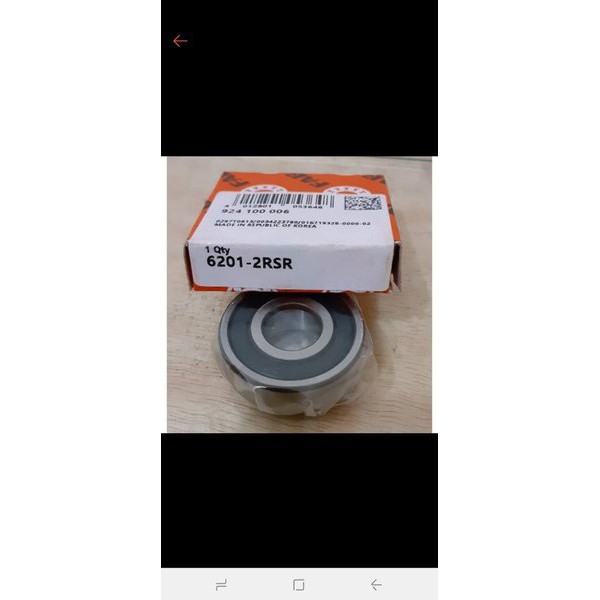 Ball bearing 6201 2RS FAG