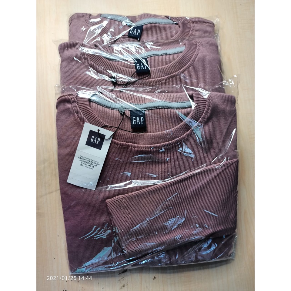 KAOS RIB LENGAN PANJANG TEBAL / KAOS RIB PREMIUM TEBAL