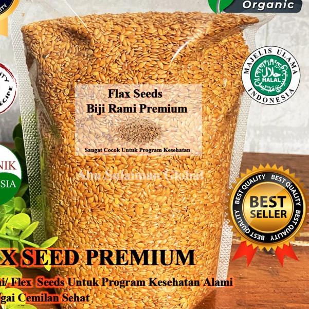 

Baru - GOLDEN FLAXSEED 1 KG / GOLDEN FLAXSEED 1 KG /Biji Rami GOLDEN Organik Abu Sulaiman