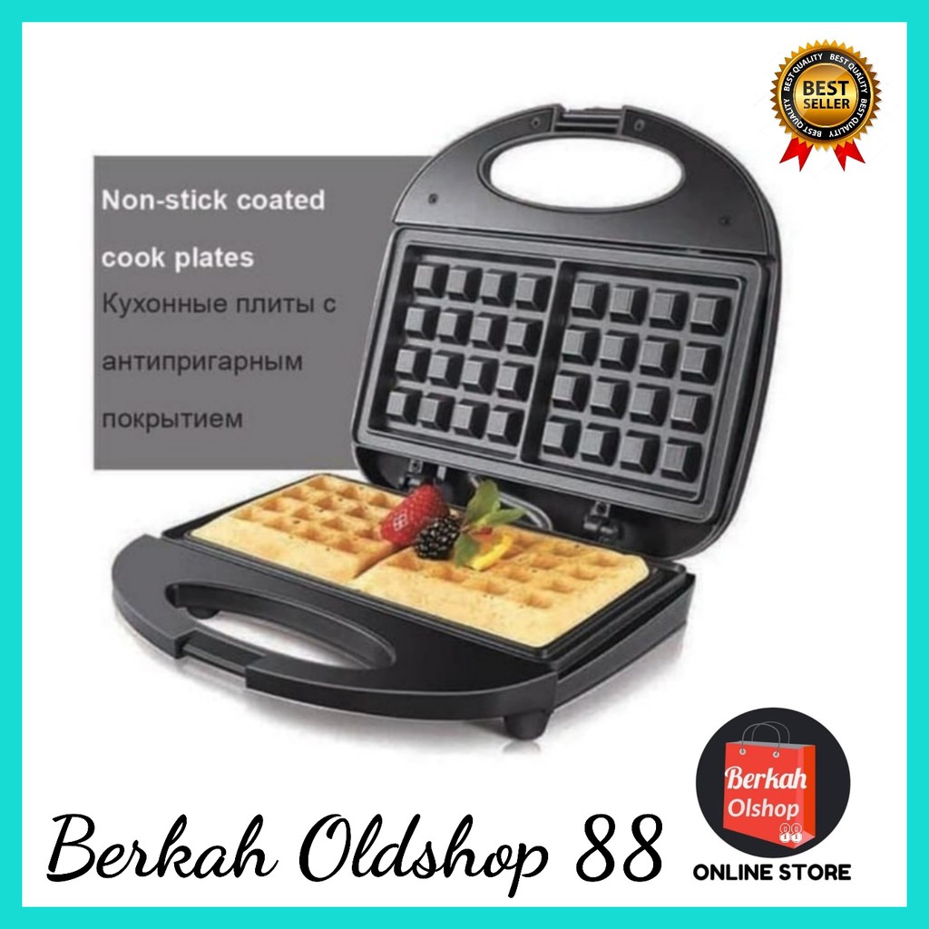 Berkah Oldshop 88 - Waffle Maker Sonifer SF-6043 Nonstick / Alat Pembuat Waffle Roti