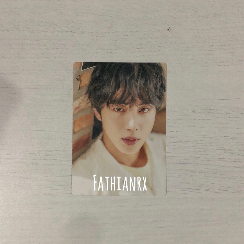BTS Oneul Exhibition Clipboard Photocard PC JIN