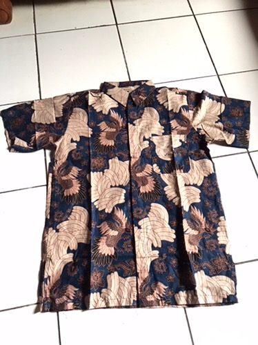 Kemeja Batik Pria Lengan Pendek Size M L Xl Katun Batik Halus Adem Serap Keringat Atasan Batik Pria