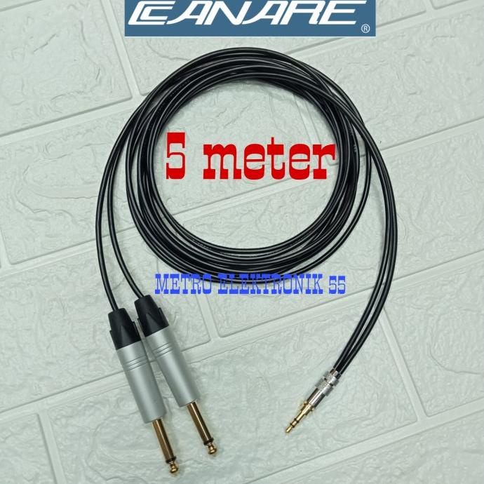 Best Seller Kabel Canare Jack 2 Akai To Mini Stereo 3.5 Mm 5 Meter