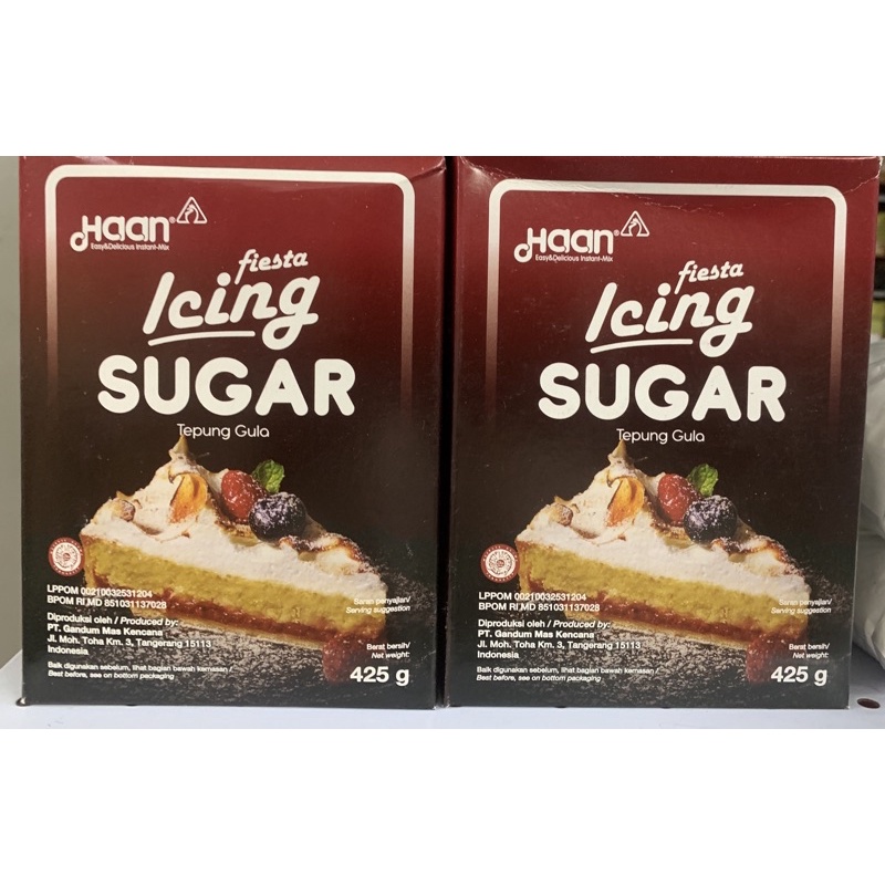 

Haan Fiesta Icing Sugar 425gr