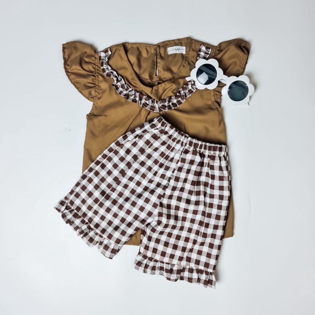 LABY STYLE BAJU ANAK DASTER ANAK CEWEK LUCU  SETELAN ANAK ALA KOREA DRESS ANAK KOREA Size 1-7TAHUN