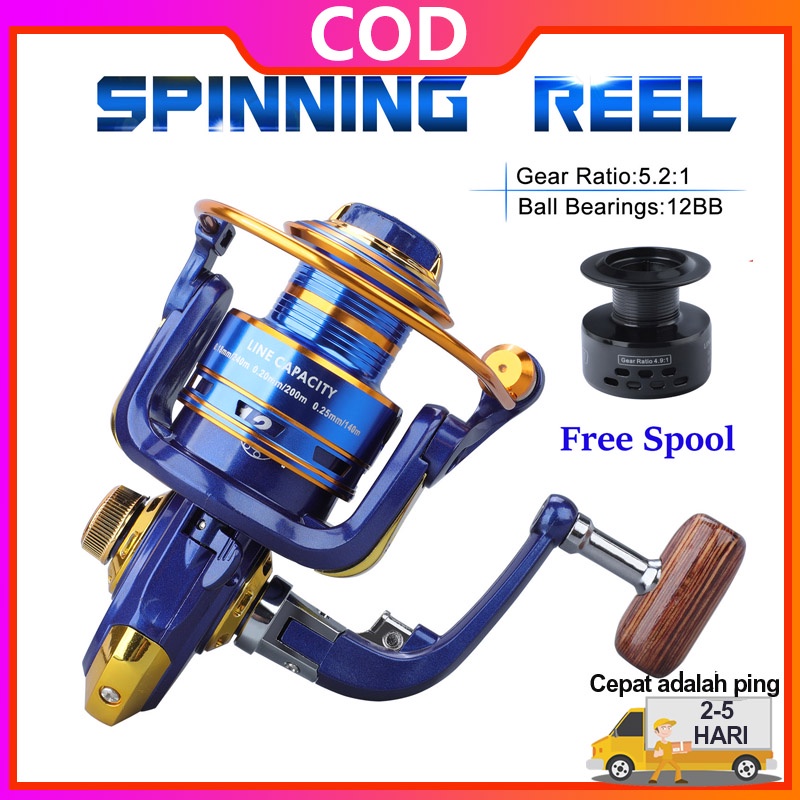 Sougayilang 1000-7000 Fishing Reel Harga terendah untuk Metal Spool Joran Pancing alat pancingan