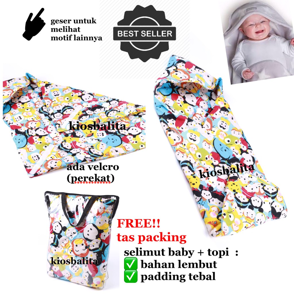 SELIMUT TOPI / BABY BLANKET /   Hoodie Blanket baby / Selimut Topi bayi / SELIMUT BABY /KADO LAHIRAN