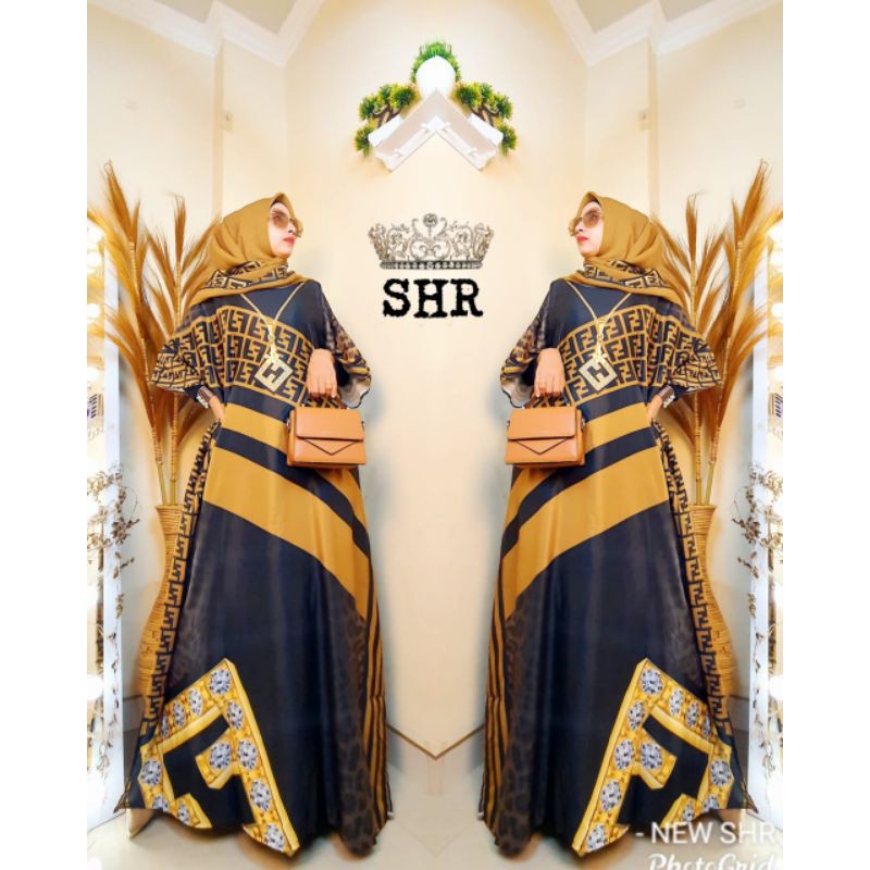 36 READY !!! ORI SHR !!! GAMIS MAXY KAFTAN FF GOLD