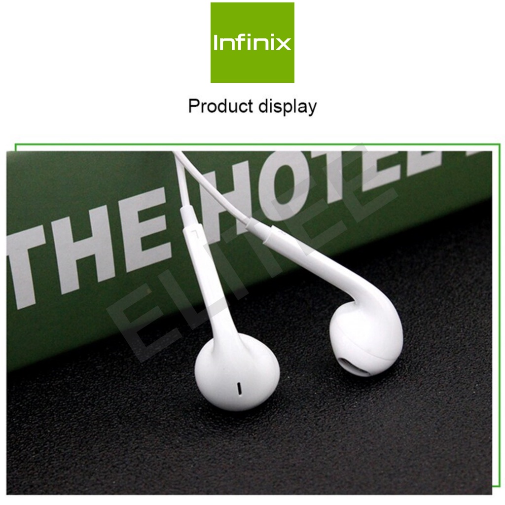 VICTORY HEADSET INFINIX ORIGINAL MH150 HALF IN EAR EARPHONE INFINIX