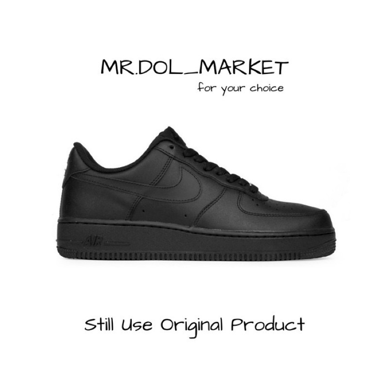 Nike Air Force 1 Triple Black Original - Nike AF1 Full Black (Resmi Nike Store)