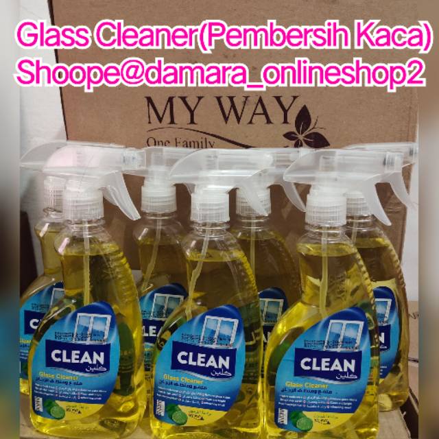 My Way Clean Polished Glass Cleaner with Lemon / Pembersih noda Kaca