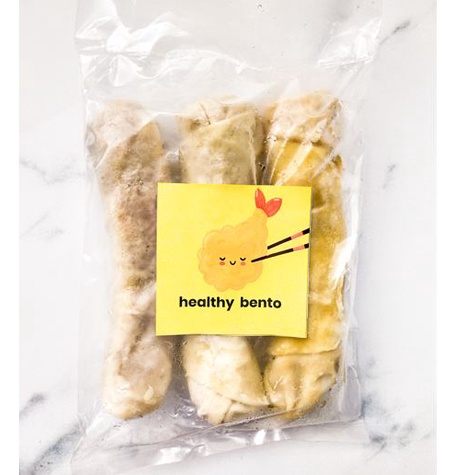 

BAH Egg Roll HEALTHY BENTO - FROZEN FOOD ANAK - Egg Chicken Roll Frozen Non MSG Isi 3 Lenjer - Free