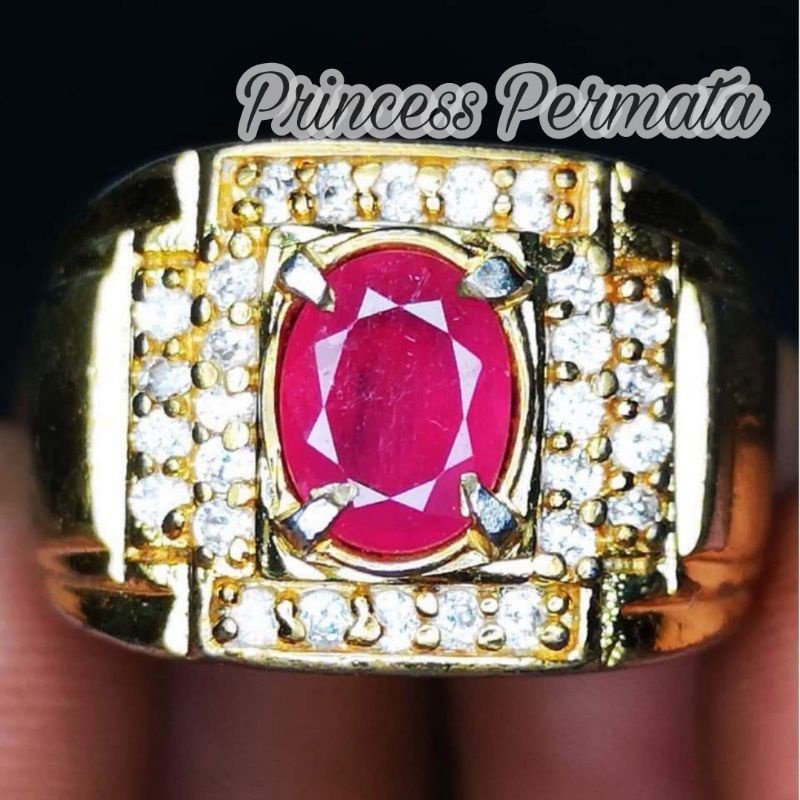 Batu Permata Natural Ruby Burma Pinkys HA Cutting