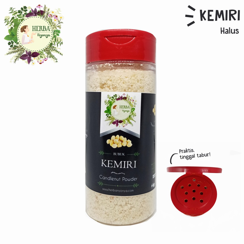 

KEMIRI HALUS BUBUK TABUR CANDLENUT GROUNDS REMPAH - HERBA NYONYA 60 gr