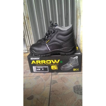 Sepatu Krisbow Safety Shoes Arrow 6" Termurah