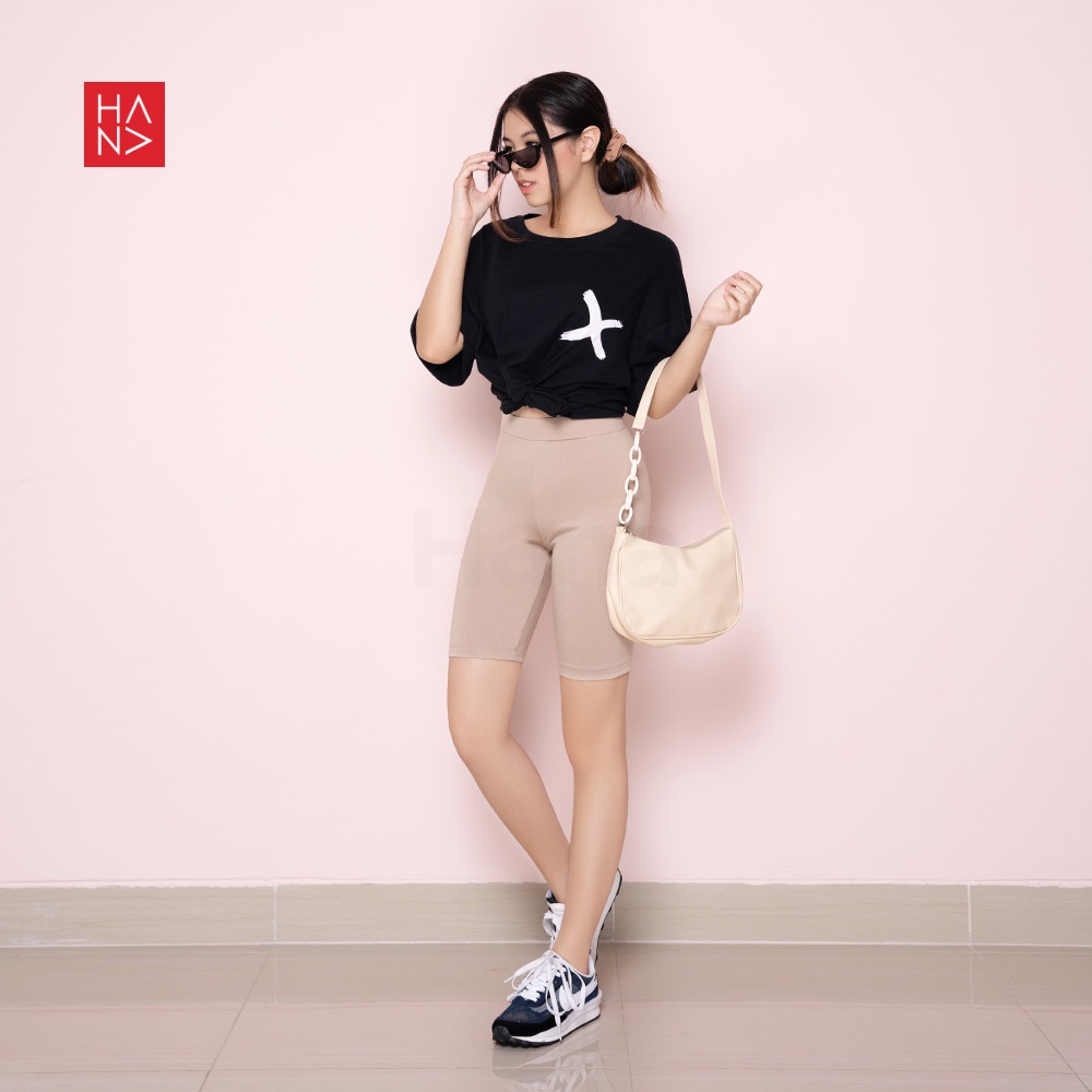 Hana Fashion - Pevita Short Pants Wanita Biker Short Pants - SP095