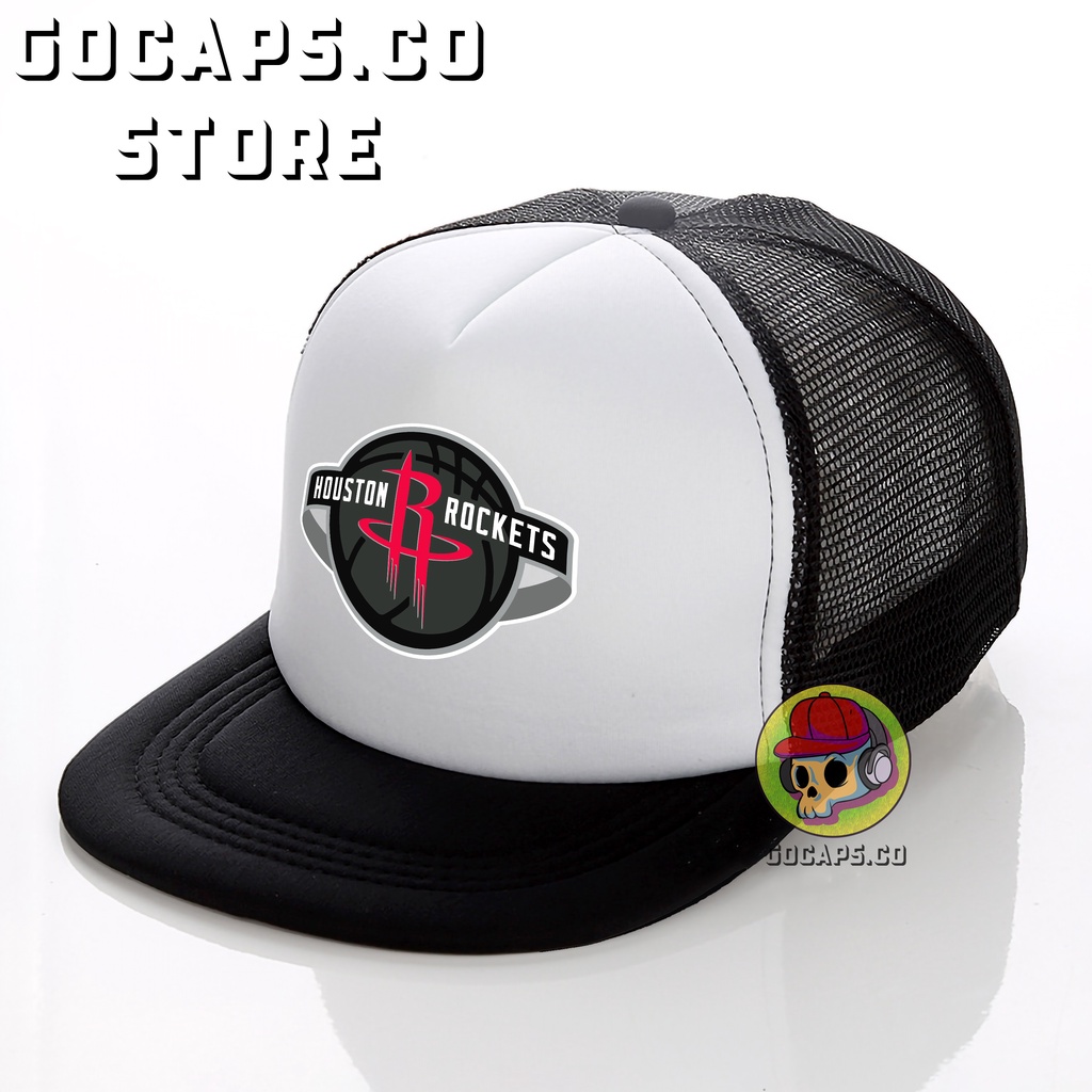 Houston Rockets / NBA / Topi Basket / Basketball / Topi Jaring / Topi Jaring Distro / Topi Jaring Premium / Topi Jaring Distro Premium / Topi Snapback / Topi Snapback Jaring / Snapback Basket / Gocaps