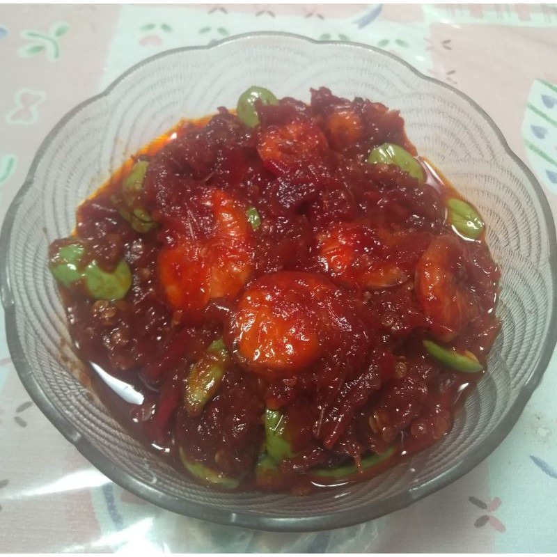 

Sambal Goreng Udang Pete Krez Mamz 200gr