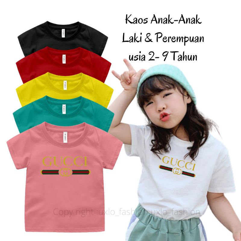 Kaos Anak Laki Laki Lengan Pendek Baju Anak Cowo Murah TShirt Atasan Anak