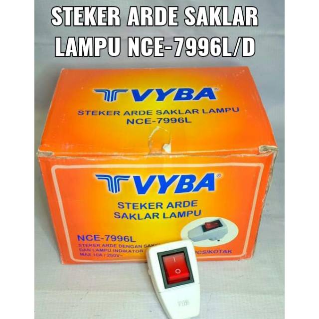 Steker Arde saklar Lampu Vyba 7996L/D