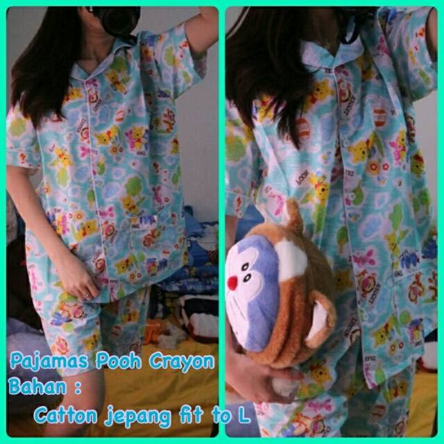 

Pajamas pooh crayon