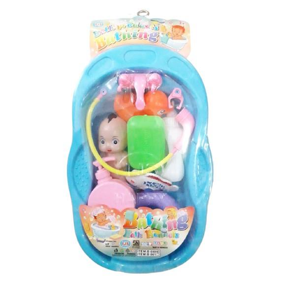 Mainan anak Bathing bath tub toy / mainan bak mandi boneka bayi / mainan anak perempuan Lucu