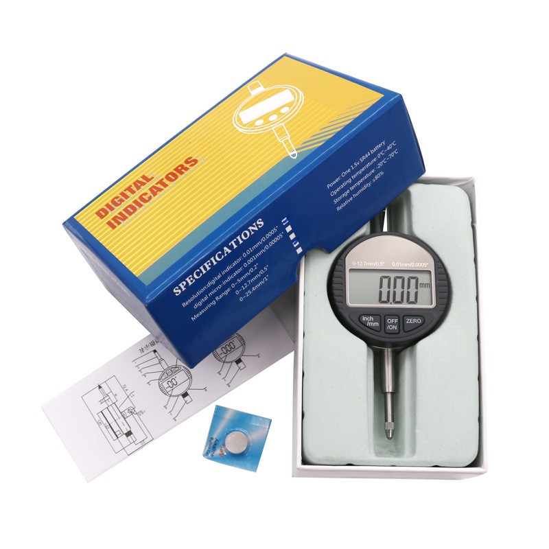 Dial Digital Gauge Indicator 0-12.7mm / Alat Ukur Probe Micrometer