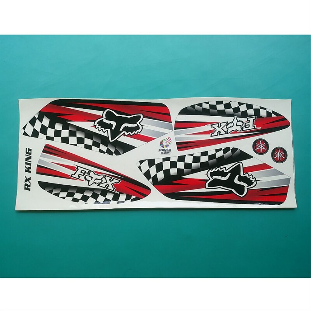 Variasi Striping motor Rx king fox merah
