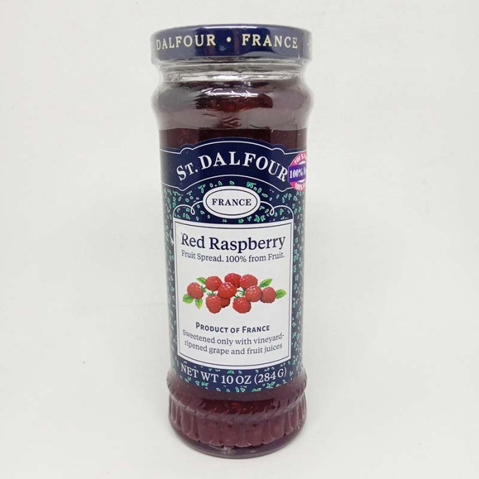 

ST DALFOUR JAM RASBERRY 284 G - Selai Olesan