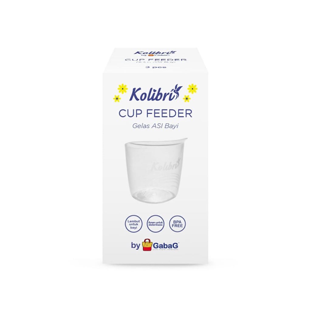 Little Baby medela little giant Gabag Cup Feeder dengan Takaran Gelas susu asi bayi - BPA Free