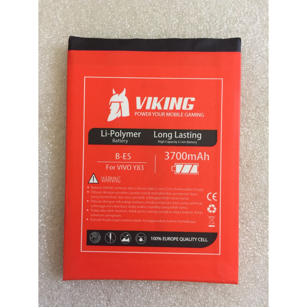 Baterai Viking 3700mAh Vivo Y83 - Y81 B-E5 - 1ICP4/60/82 Batre Batrei DOUBLE POWER