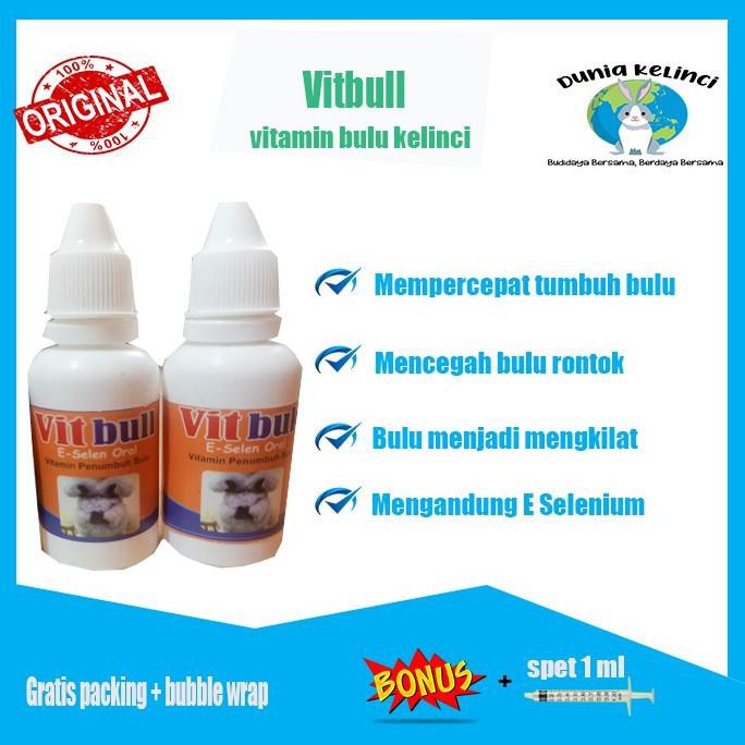 Vitamin Penumbuh Bulu Kelinci Vit bull vitbull murah
